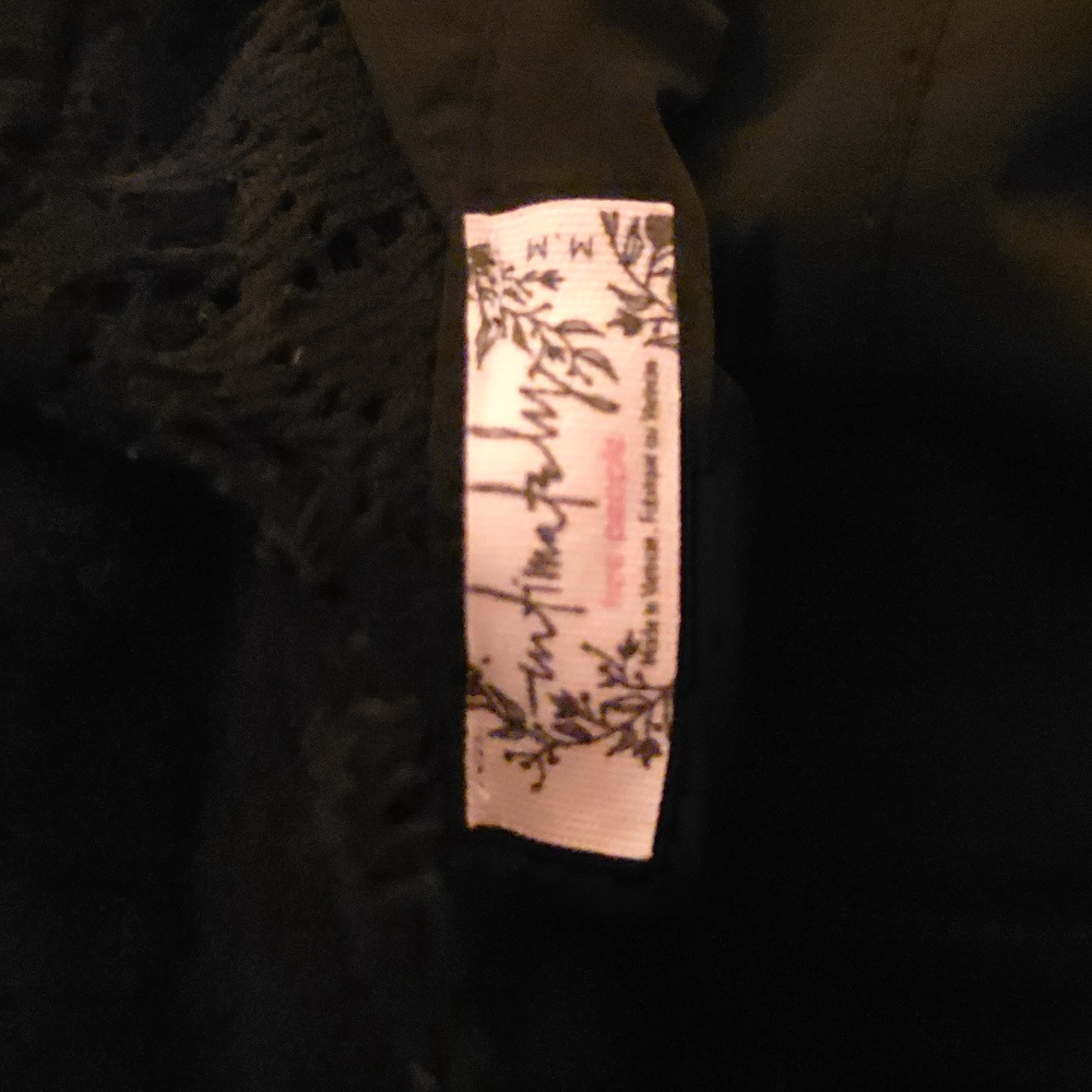 Free People Black Lace Mini Dress - Picture 4 of 4